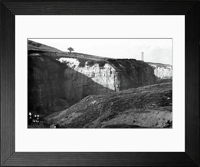 Framed Print : Pinner Quarry, Crawshawbooth, early 1900s Framed Print : Pinner Quarry, Crawshawbooth, early 1900s
