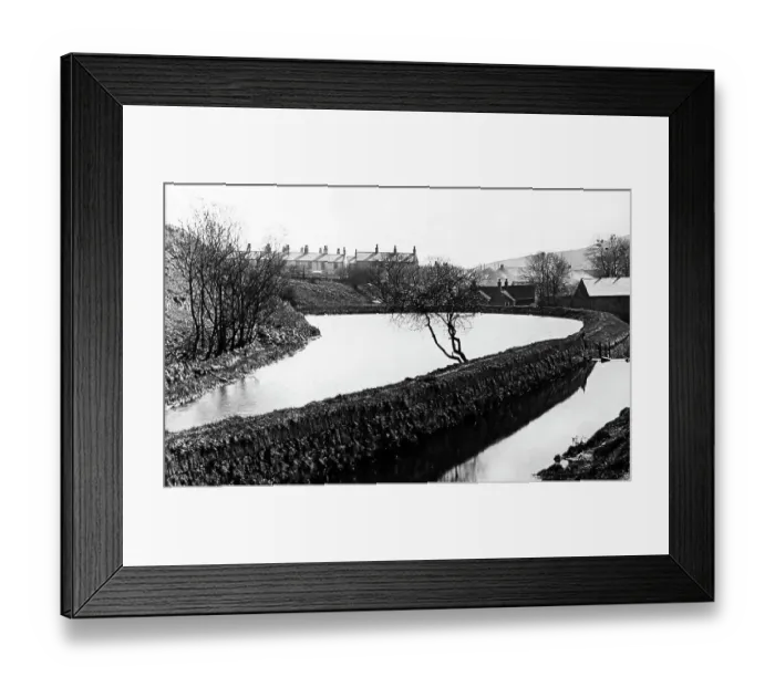 Framed Print : Loveclough Reservoir, early 1900s Framed Print : Loveclough Reservoir, early 1900s