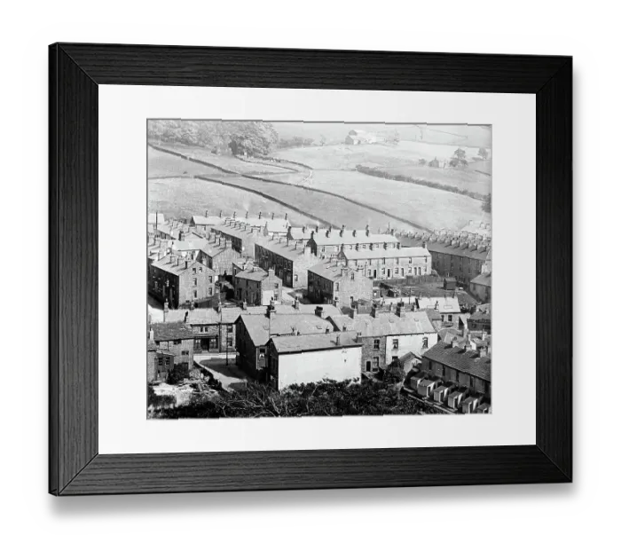 Framed Print : Crawshawbooth, early 1900s Framed Print : Crawshawbooth, early 1900s