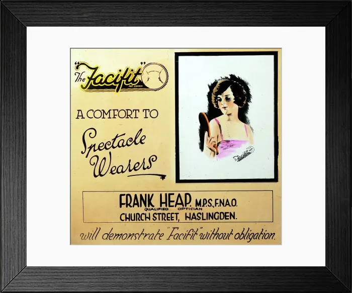Framed Print : Cinema advertisement for The Facifit, 1940s Framed Print : Cinema advertisement for The Facifit, 1940s