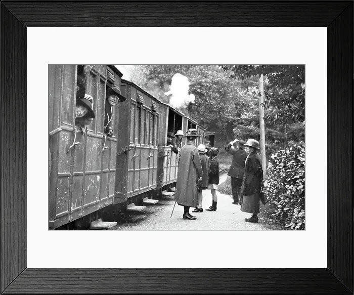 Framed Print : Dolywern Railway Station in 1922 Framed Print : Dolywern Railway Station in 1922