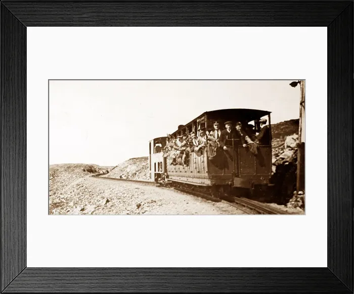Framed Print : Snowdon Mountain Railway, early 1900s Framed Print : Snowdon Mountain Railway, early 1900s