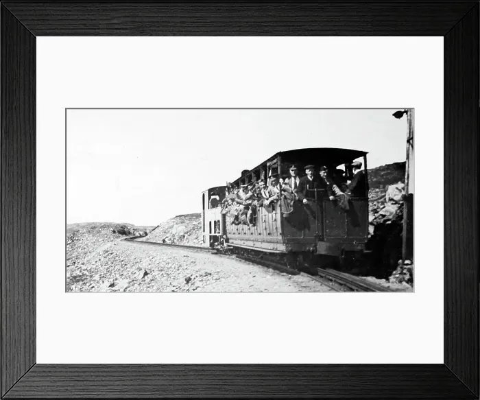 Framed Print : Snowdon Mountain Railway, early 1900s Framed Print : Snowdon Mountain Railway, early 1900s