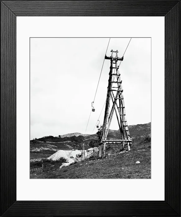 Framed Print : Penrhyn slate quarry, Victorian period Framed Print : Penrhyn slate quarry, Victorian period