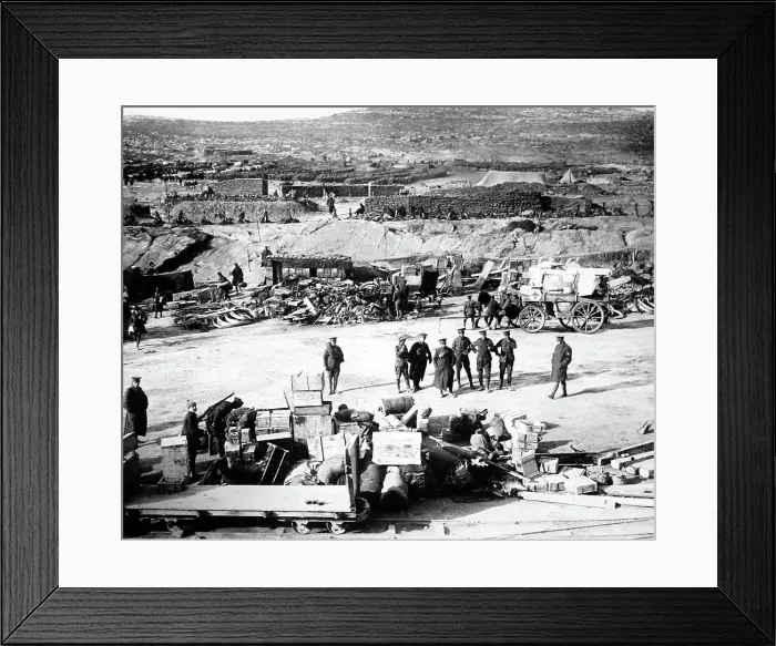 Framed Print : West Beach, Gallipoli during WW1 Framed Print : West Beach, Gallipoli during WW1
