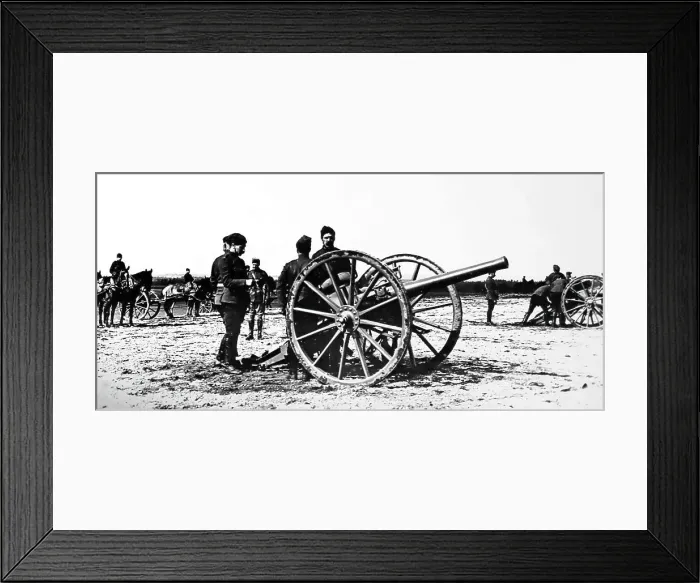 Framed Print : Elswick Battery probably during the Boer War Framed Print : Elswick Battery probably during the Boer War