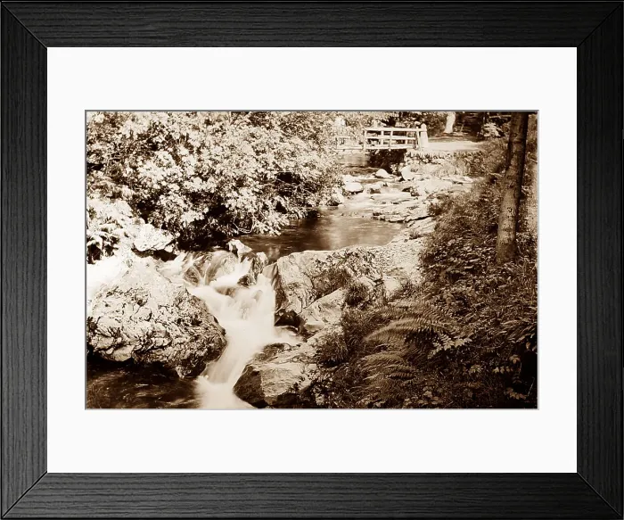 Framed Print : Glen Helen, Isle of Man, Victorian period Framed Print : Glen Helen, Isle of Man, Victorian period