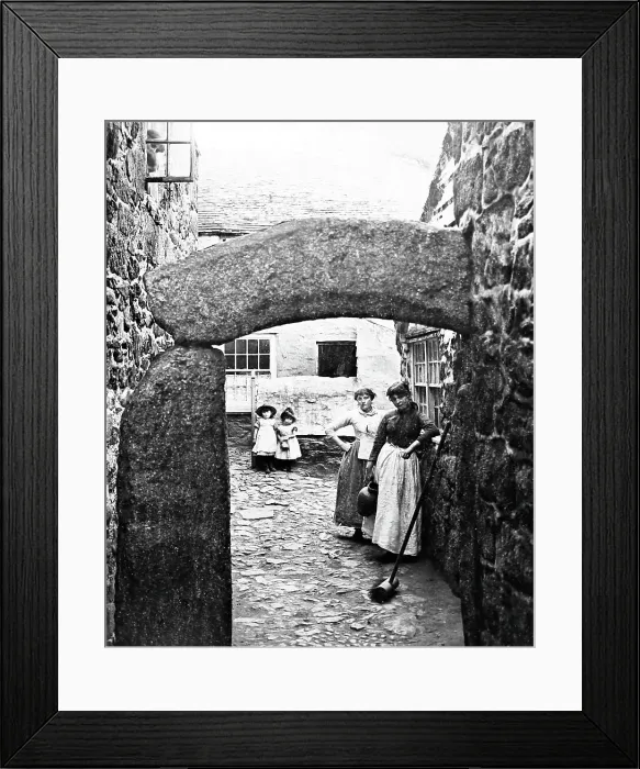 Framed Print : St. Ives, Cornwall, Victorian period Framed Print : St. Ives, Cornwall, Victorian period