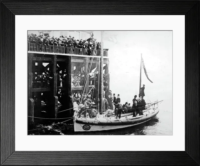 Framed Print : The Edith and Annie lifeboat, Southport, Victorian period Framed Print : The Edith and Annie lifeboat, Southport, Victorian period