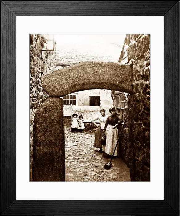 Framed Print : St. Ives, Cornwall, Victorian period Framed Print : St. Ives, Cornwall, Victorian period