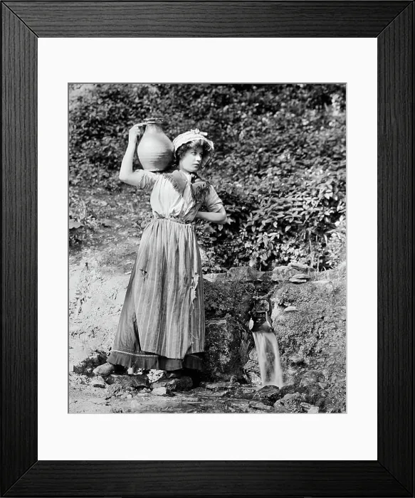 Framed Print : Rural idyll, England, Victorian period Framed Print : Rural idyll, England, Victorian period