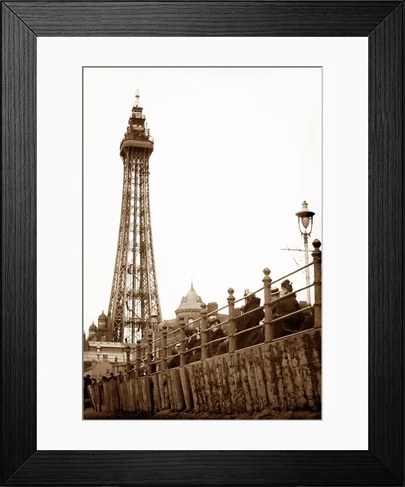 Framed Print : Blackpool Tower, early 1900s Framed Print : Blackpool Tower, early 1900s