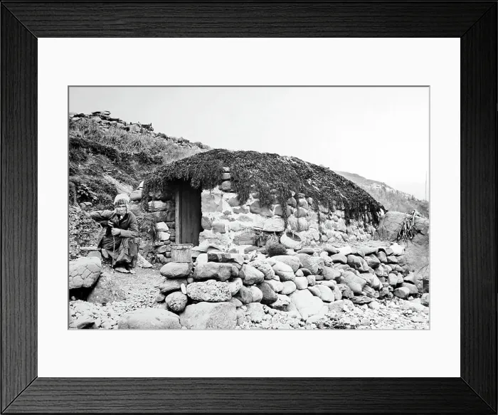 Framed Print : A humble dwelling, Western Isles or Highlands of Scotland Framed Print : A humble dwelling, Western Isles or Highlands of Scotland