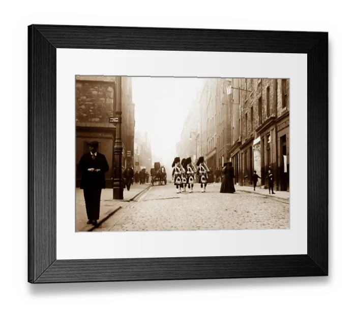 Framed Print : Canongate, Edinburgh, Victorian period Framed Print : Canongate, Edinburgh, Victorian period