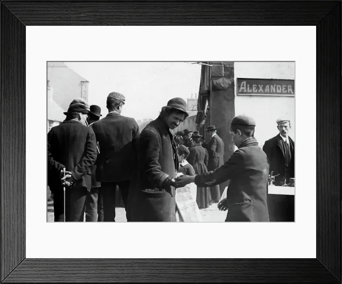 Framed Print : May Fair, Ballyclare, Ireland in 1883 Framed Print : May Fair, Ballyclare, Ireland in 1883
