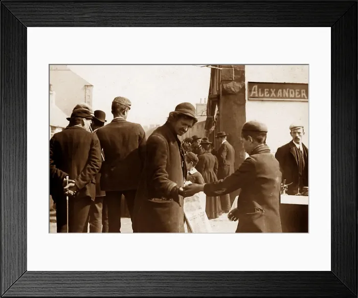 Framed Print : May Fair, Ballyclare, Ireland in 1883 Framed Print : May Fair, Ballyclare, Ireland in 1883
