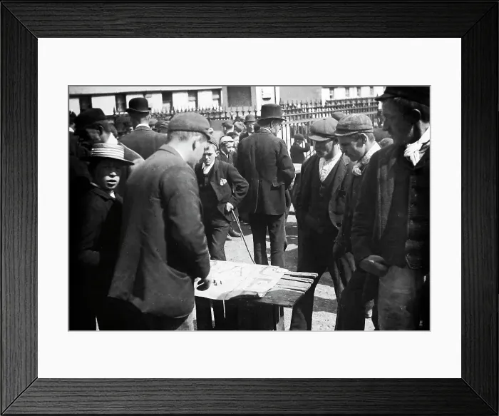 Framed Print : May Fair, Ballyclare, Ireland in 1883 Framed Print : May Fair, Ballyclare, Ireland in 1883