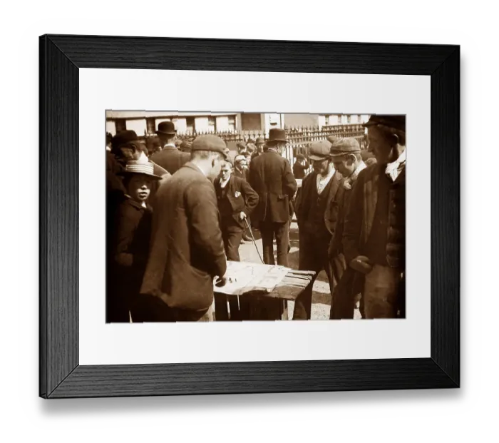 Framed Print : May Fair, Ballyclare, Ireland in 1883 Framed Print : May Fair, Ballyclare, Ireland in 1883