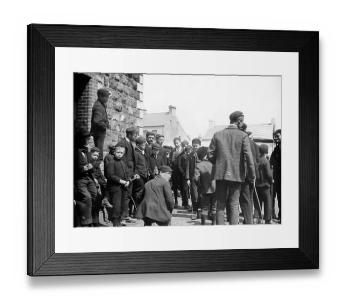 Framed Print : May Fair, Ballyclare, Ireland in 1883 Framed Print : May Fair, Ballyclare, Ireland in 1883