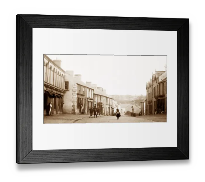 Framed Print : Ballyclare, Ireland in 1883 Framed Print : Ballyclare, Ireland in 1883