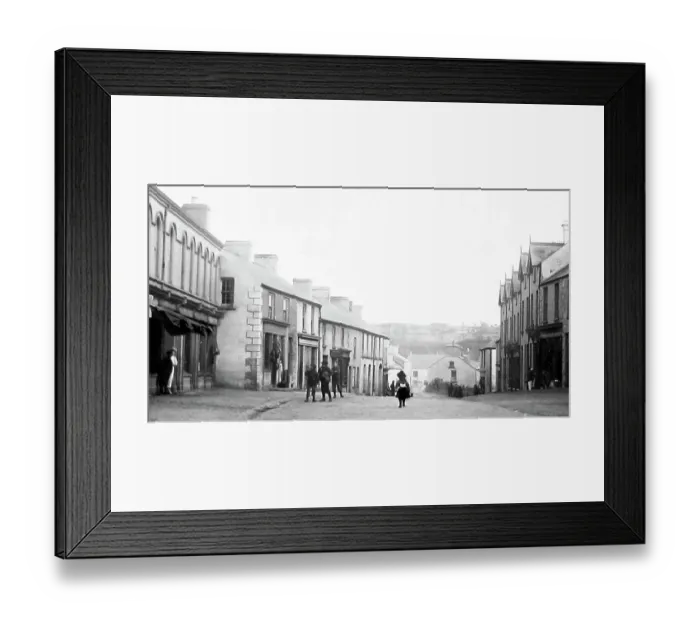 Framed Print : Ballyclare, Ireland in 1883 Framed Print : Ballyclare, Ireland in 1883