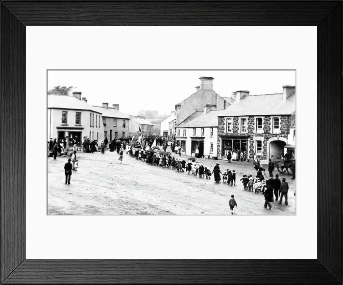 Framed Print : Ballyclare, Ireland in 1883 Framed Print : Ballyclare, Ireland in 1883