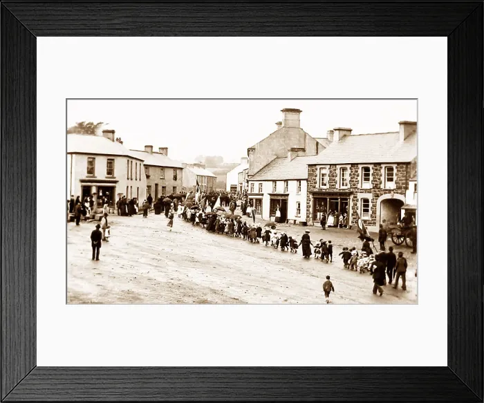 Framed Print : Ballyclare, Ireland in 1883 Framed Print : Ballyclare, Ireland in 1883