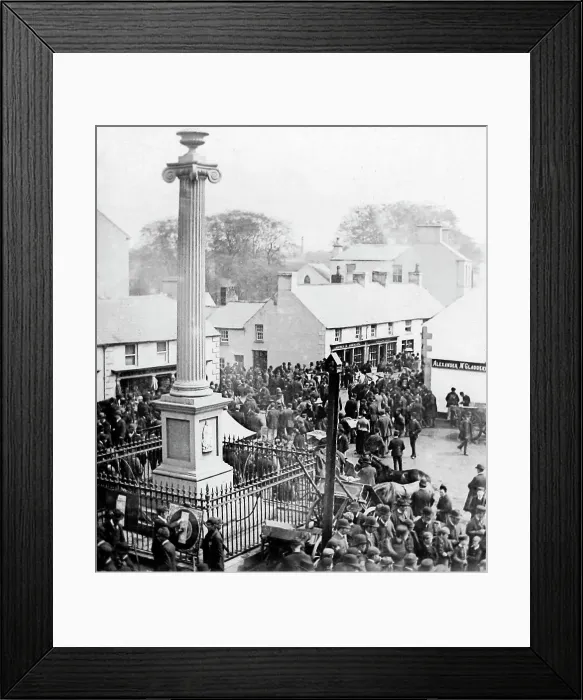 Framed Print : May Fair, Ballyclare, Ireland in 1883 Framed Print : May Fair, Ballyclare, Ireland in 1883
