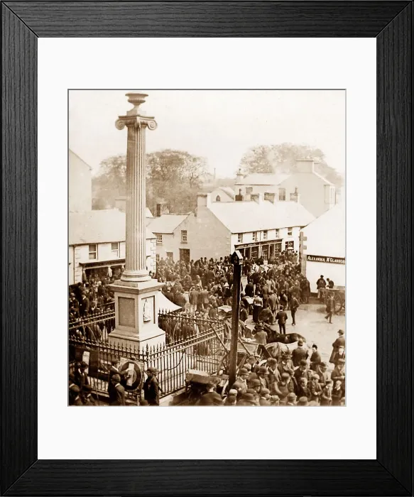 Framed Print : May Fair, Ballyclare, Ireland in 1883 Framed Print : May Fair, Ballyclare, Ireland in 1883