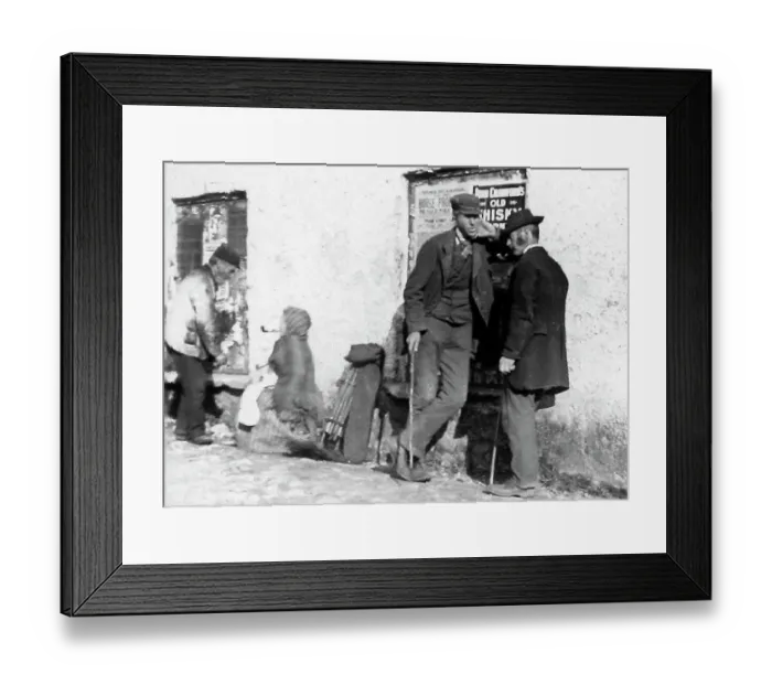 Framed Print : Gypsies, May Fair, Ballyclare, Ireland in 1883 Framed Print : Gypsies, May Fair, Ballyclare, Ireland in 1883