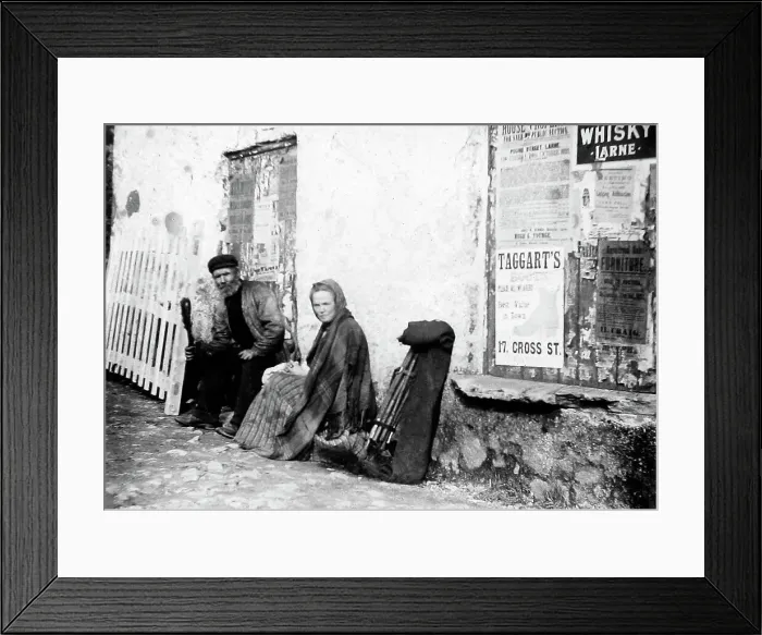 Framed Print : Gypsies, May Fair, Ballyclare, Ireland in 1883 Framed Print : Gypsies, May Fair, Ballyclare, Ireland in 1883