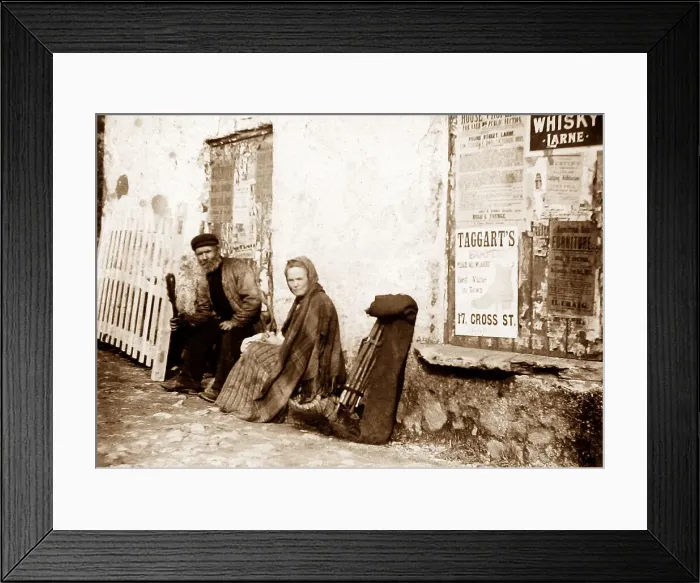 Framed Print : Gypsies, May Fair, Ballyclare, Ireland in 1883 Framed Print : Gypsies, May Fair, Ballyclare, Ireland in 1883