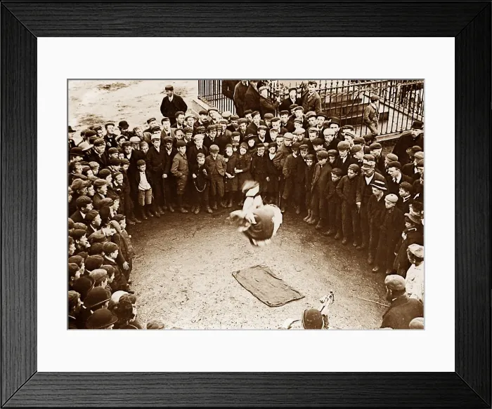 Framed Print : May Fair, Ballyclare, Ireland in 1883 Framed Print : May Fair, Ballyclare, Ireland in 1883