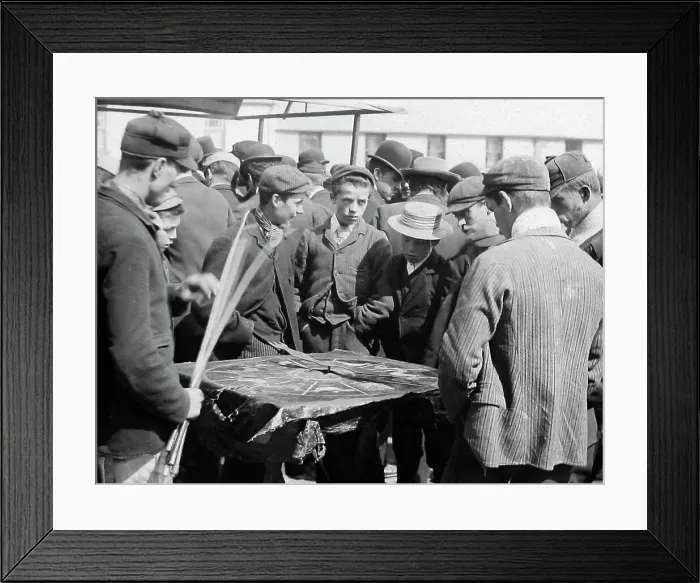 Framed Print : May Fair, Ballyclare, Ireland in 1883 Framed Print : May Fair, Ballyclare, Ireland in 1883