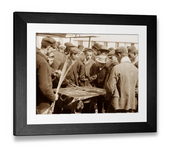 Framed Print : May Fair, Ballyclare, Ireland in 1883 Framed Print : May Fair, Ballyclare, Ireland in 1883