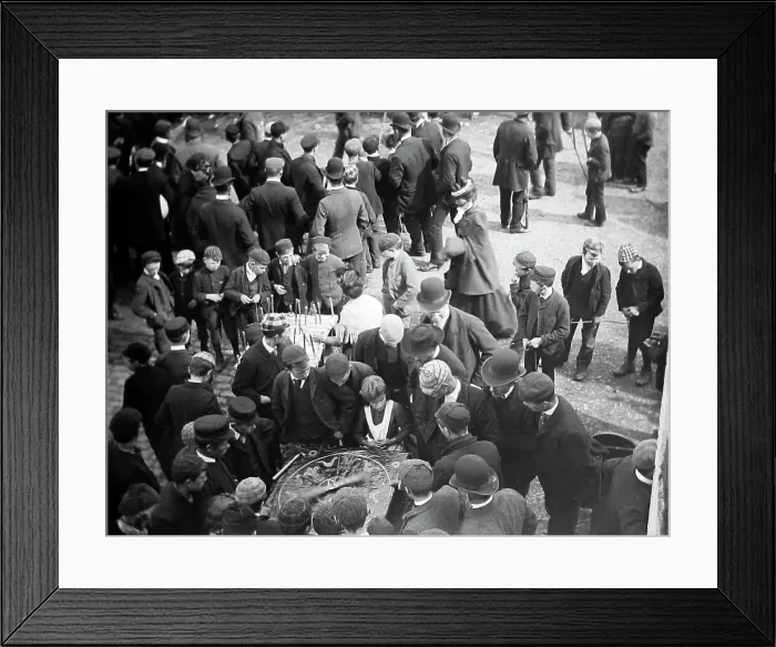 Framed Print : May Fair, Ballyclare, Ireland in 1883 Framed Print : May Fair, Ballyclare, Ireland in 1883