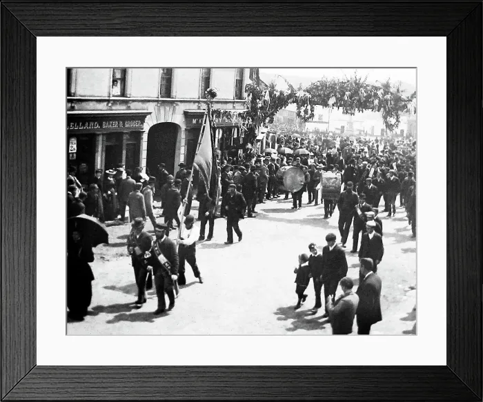 Framed Print : May Fair, Ballyclare, Ireland in 1883 Framed Print : May Fair, Ballyclare, Ireland in 1883