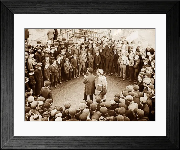 Framed Print : May Fair, Ballyclare, Ireland in 1883