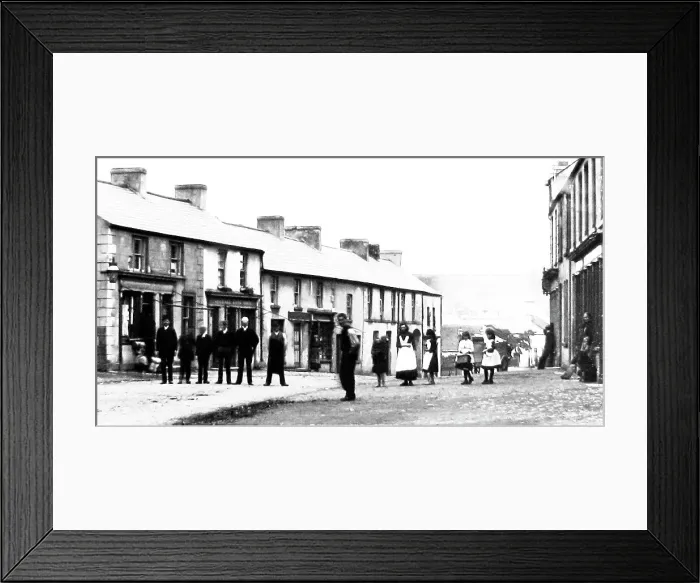 Framed Print : Ballyclare, Ireland in 1883 Framed Print : Ballyclare, Ireland in 1883