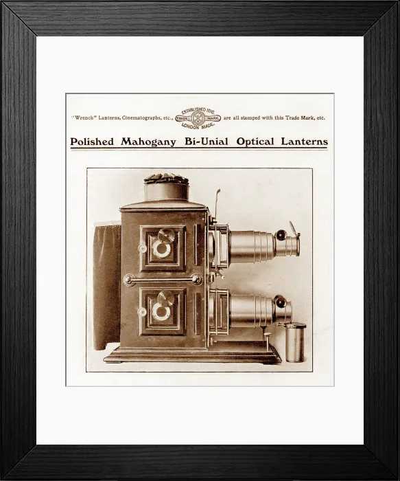 Framed Print : Wrench biunial magic lantern projector Framed Print : Wrench biunial magic lantern projector