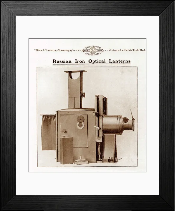Framed Print : Wrench Metamorphoser magic lantern projector Framed Print : Wrench Metamorphoser magic lantern projector