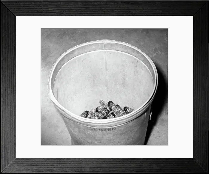 Framed Print : Finished electronic valves, Ernest Turner Electrical Instrum Framed Print : Finished electronic valves, Ernest Turner Electrical Instrum