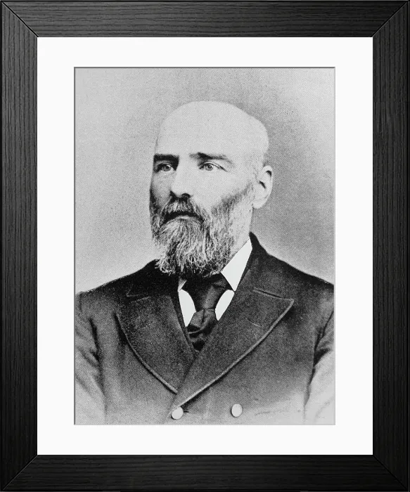 Framed Print : Rev. J Marshall Mather, Victorian author Framed Print : Rev. J Marshall Mather, Victorian author