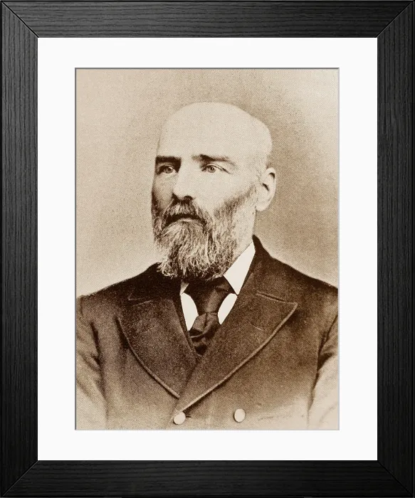 Framed Print : Rev. J Marshall Mather, Victorian author Framed Print : Rev. J Marshall Mather, Victorian author