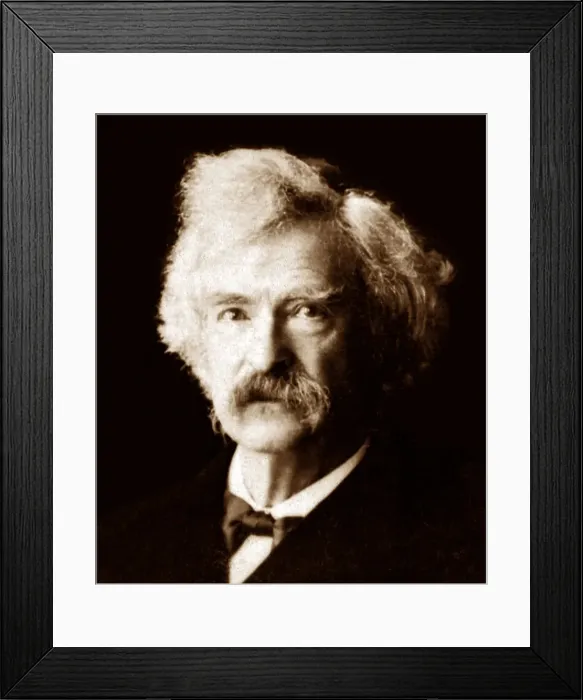 Framed Print : Mark Twain Framed Print : Mark Twain