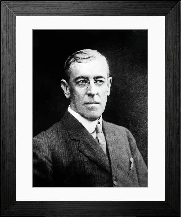 Framed Print : President Woodrow Wilson Framed Print : President Woodrow Wilson