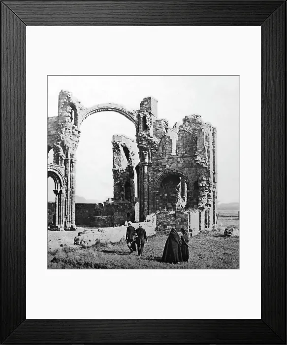 Framed Print : Holy Island, Victorian period Framed Print : Holy Island, Victorian period