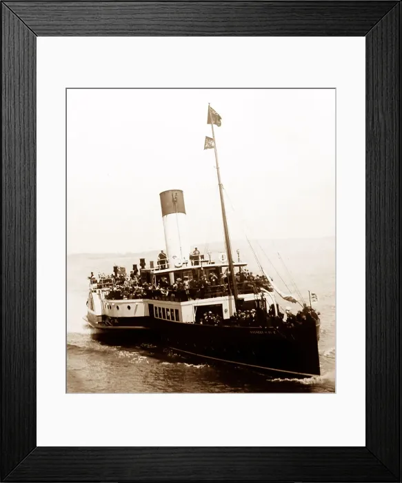 Framed Print : PS Duchess of Fife paddle steamer, early 1900s Framed Print : PS Duchess of Fife paddle steamer, early 1900s