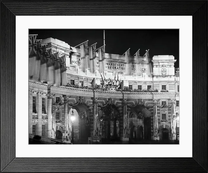 Framed Print : Admiralty Arch at night, London, probably 1920s Framed Print : Admiralty Arch at night, London, probably 1920s
