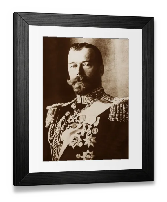 Framed Print : Nicholas II of Russia Framed Print : Nicholas II of Russia